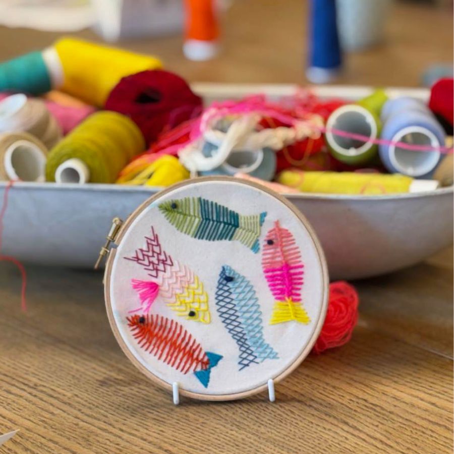Fishes & Stitches with Stitch School