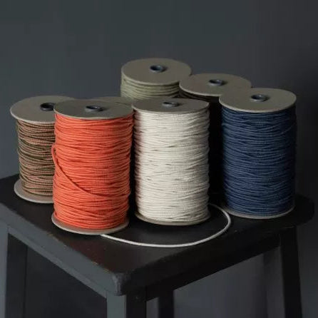 Merchant & Mills - Recycled Cotton Elastic Cord - 3mm - Orange Pop