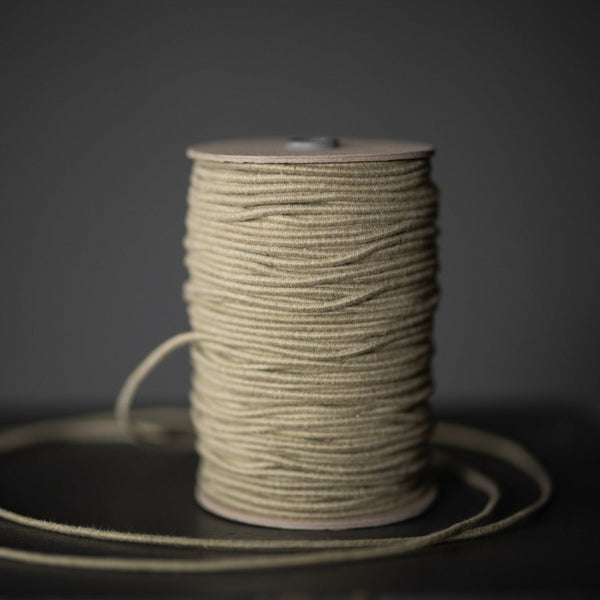Merchant & Mills - Recycled Cotton Elastic Cord - 3mm - Pale Fern