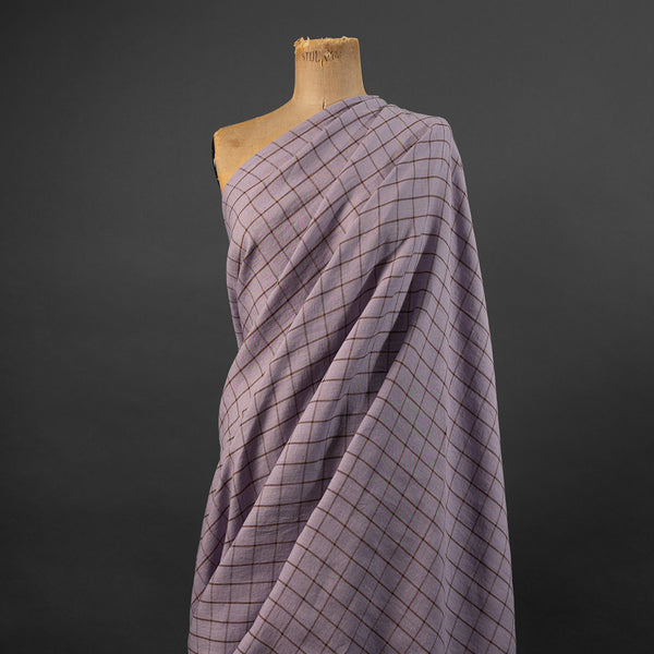 European Linen Windowpane Check - Taro