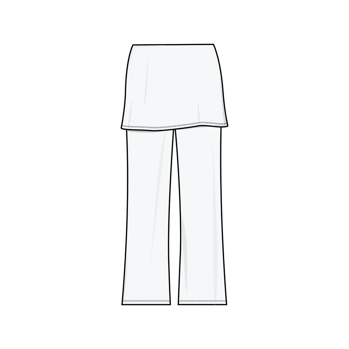 Puff and Pencil - Skirty Pants