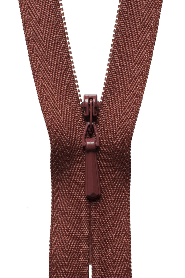 Concealed Zip - Russet 855