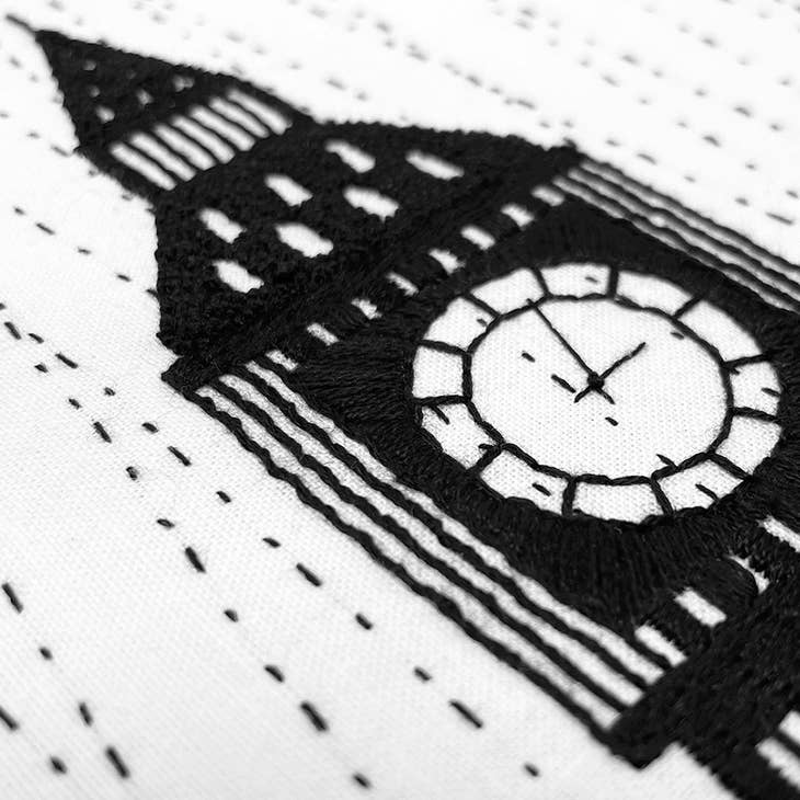 Embroidery and Sage Embroidery Kit - Big Ben
