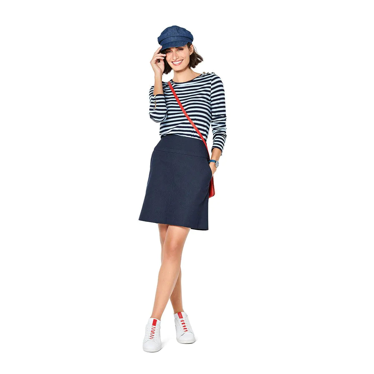 Women's Skirt with Yoke B6235