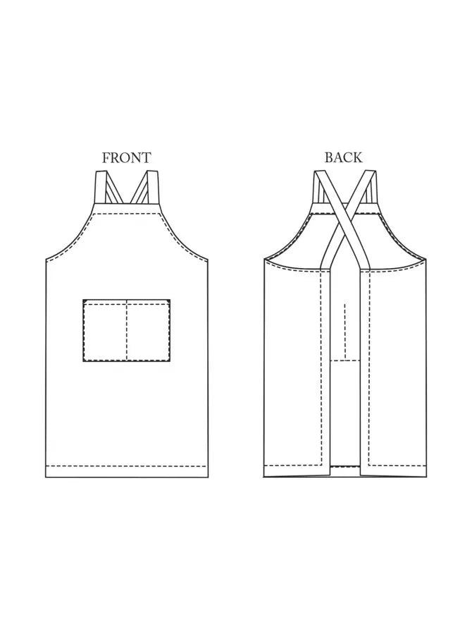 Merchant & Mills - Betty Apron - PDF Pattern