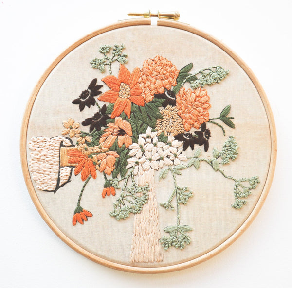Stitch Happy Embroidery Kit - Boho Bouquet