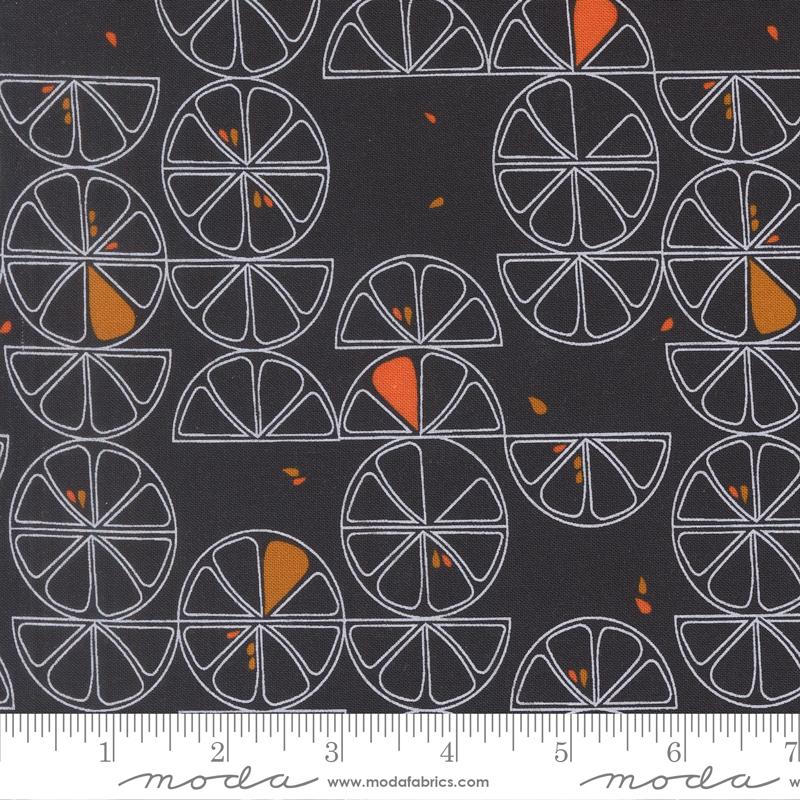 Printed Cotton Poplin - Zen Chic - Balisong - Midnight Slice