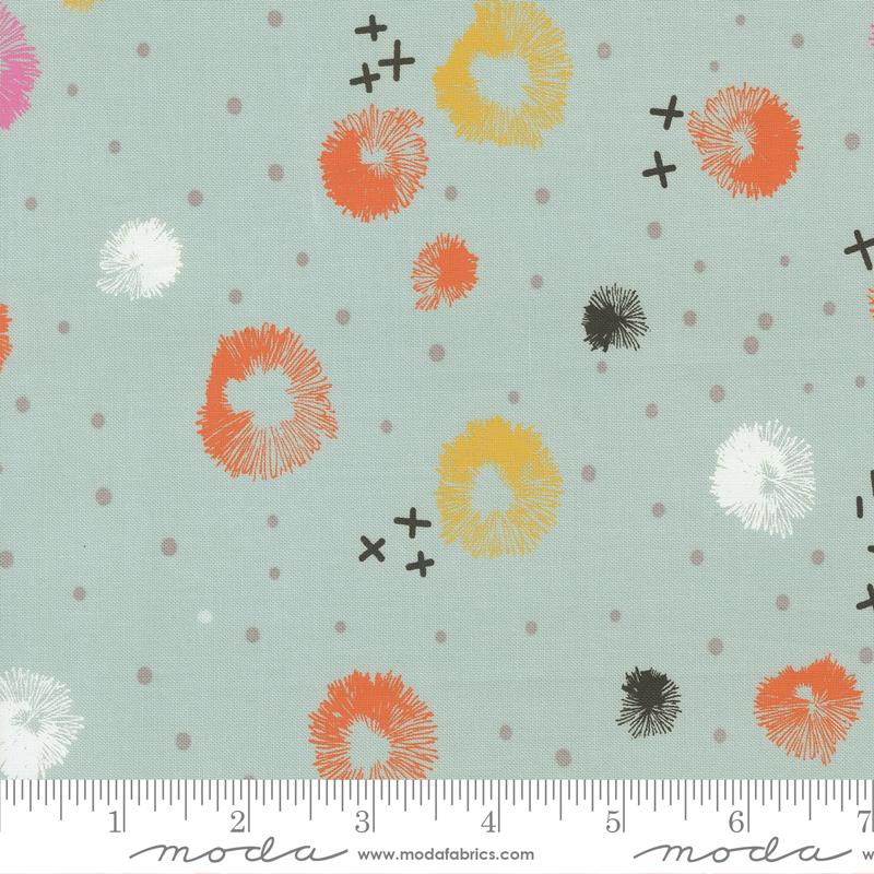 Printed Cotton Poplin - Zen Chic - Balisong - Seaglass Float