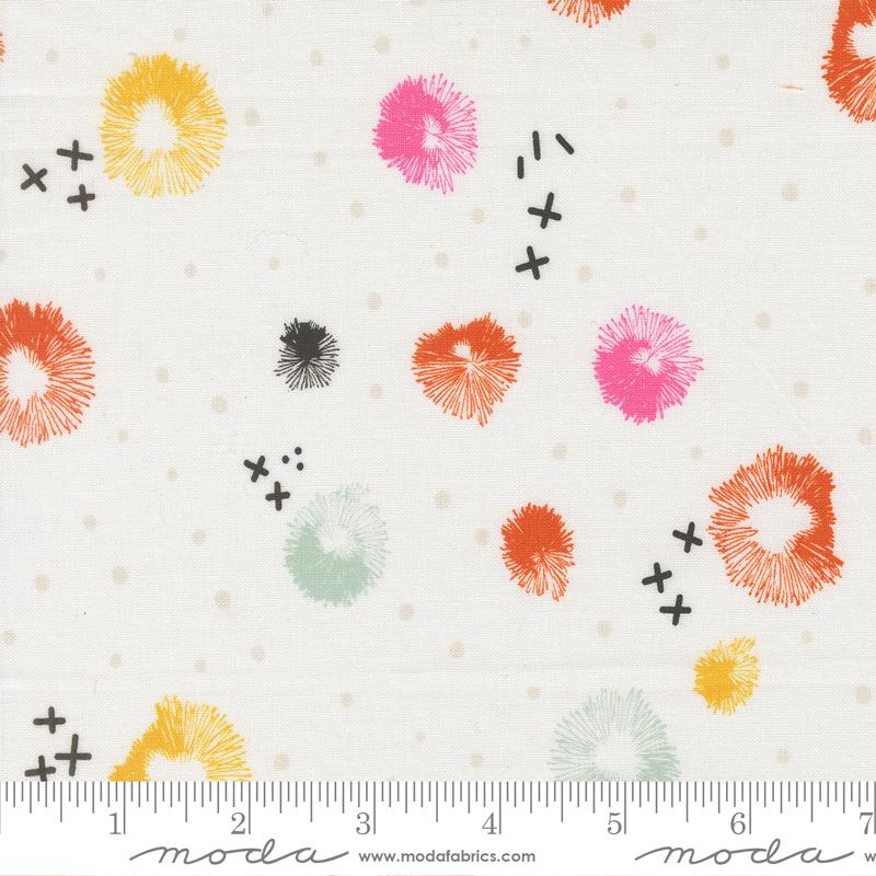 Printed Cotton Poplin - Zen Chic - Balisong - Coconut Float