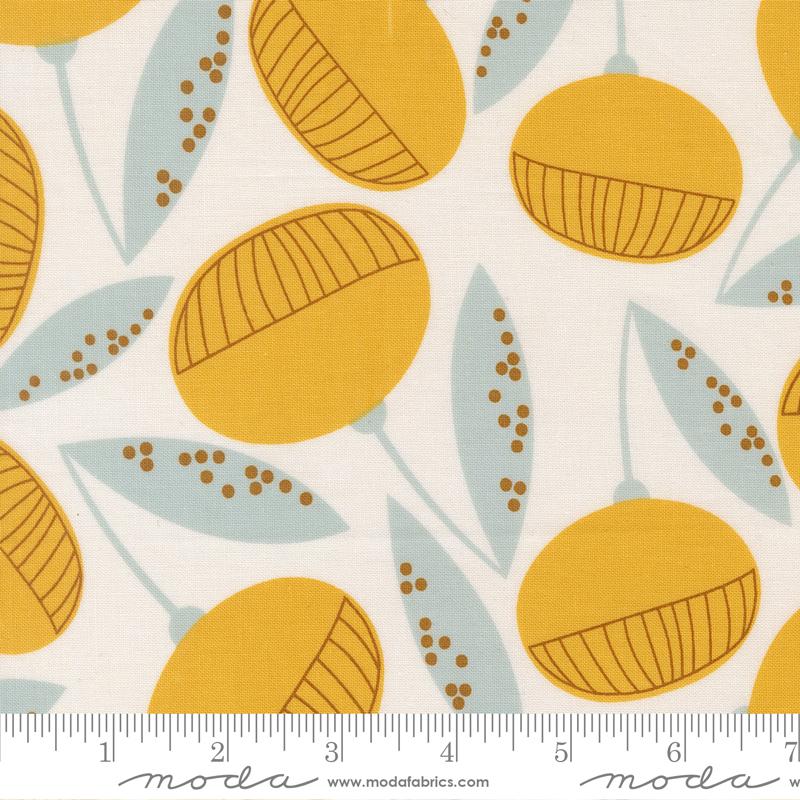 Printed Cotton Poplin - Zen Chic - Balisong - Coconut Nut