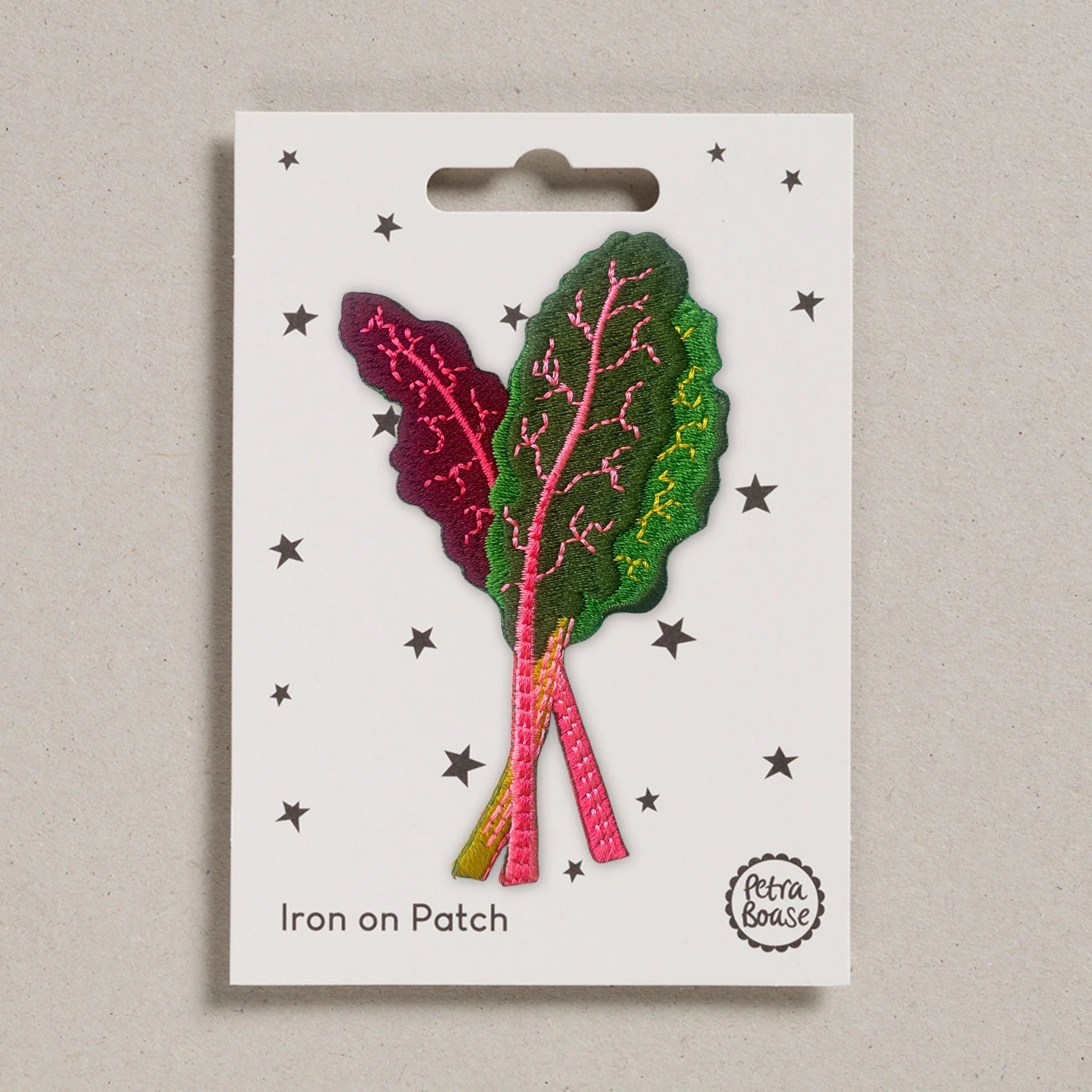 Iron-On Patch - Rainbow Chard