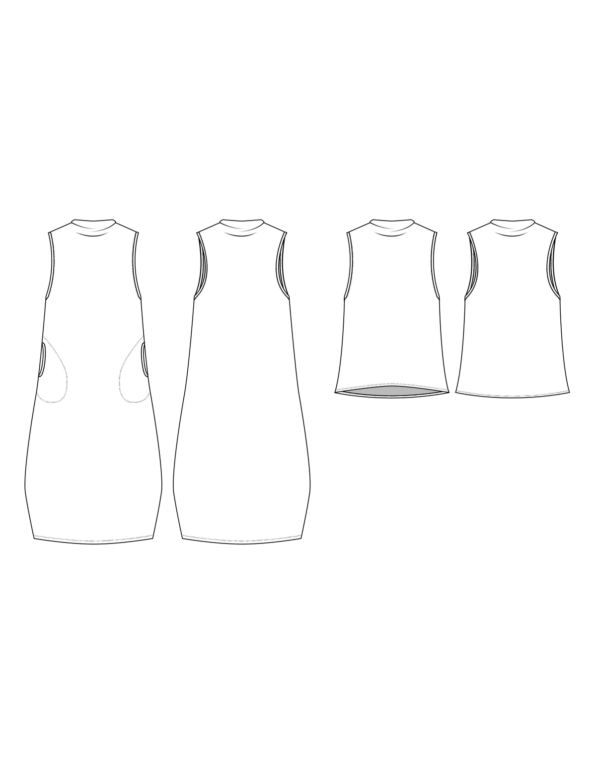 Friday Pattern Co. - The Dew Top and Dress