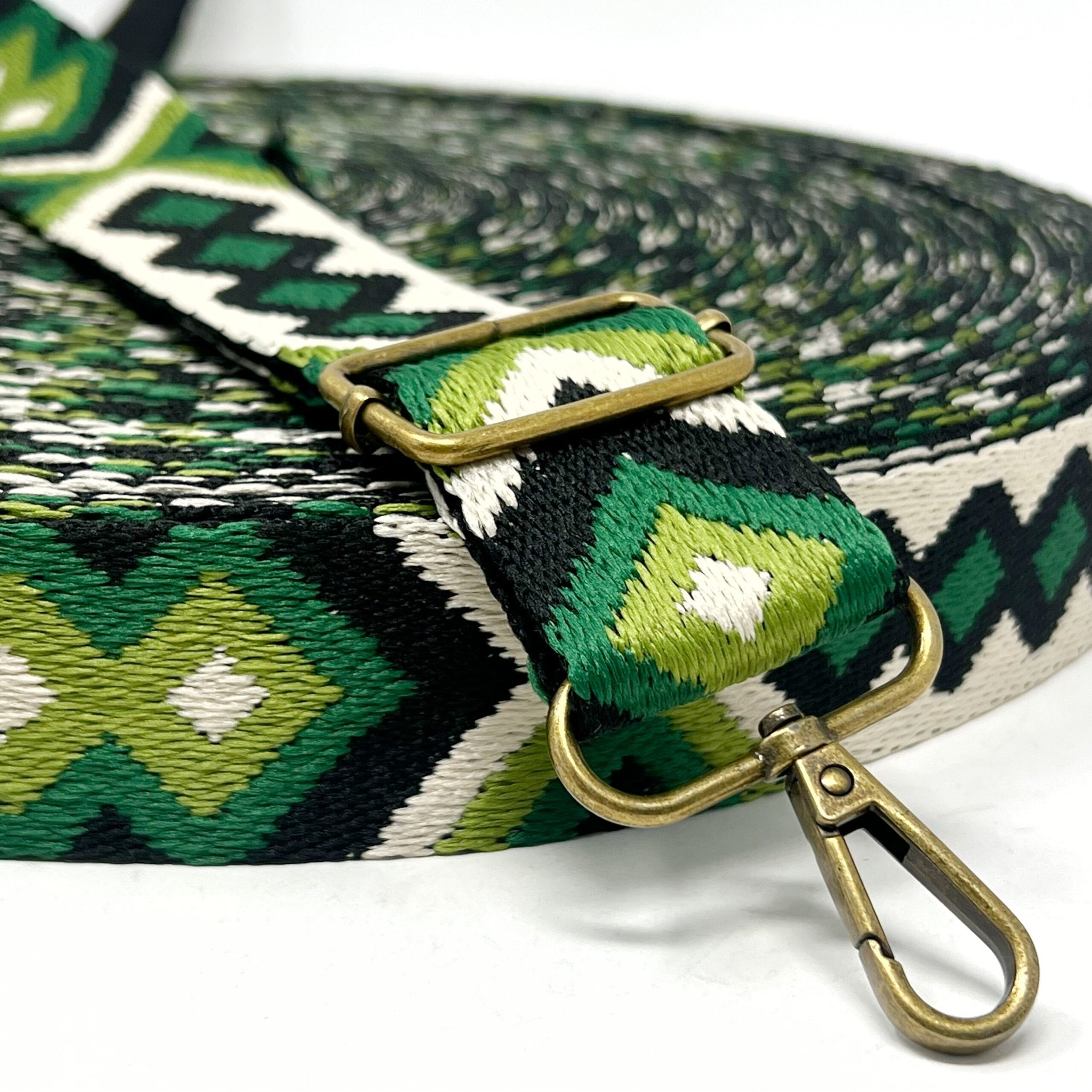 Aztec Webbing 38mm - Bottle/Leaf/Natural