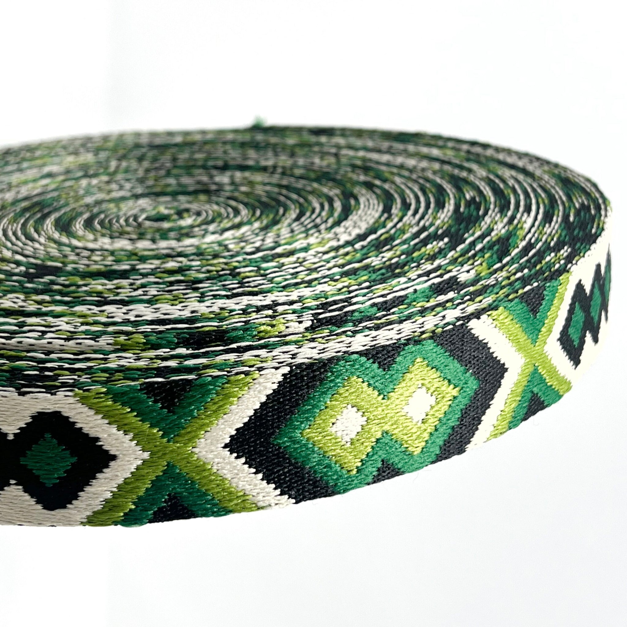 Aztec Webbing 38mm - Bottle/Leaf/Natural