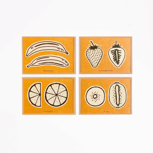 Studio Wald Recipe Notecards - Veg - Fruits