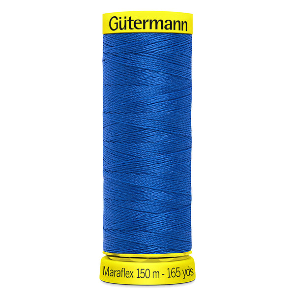 Gütermann Maraflex Elastic Sewing Thread 150m - Electric Blue