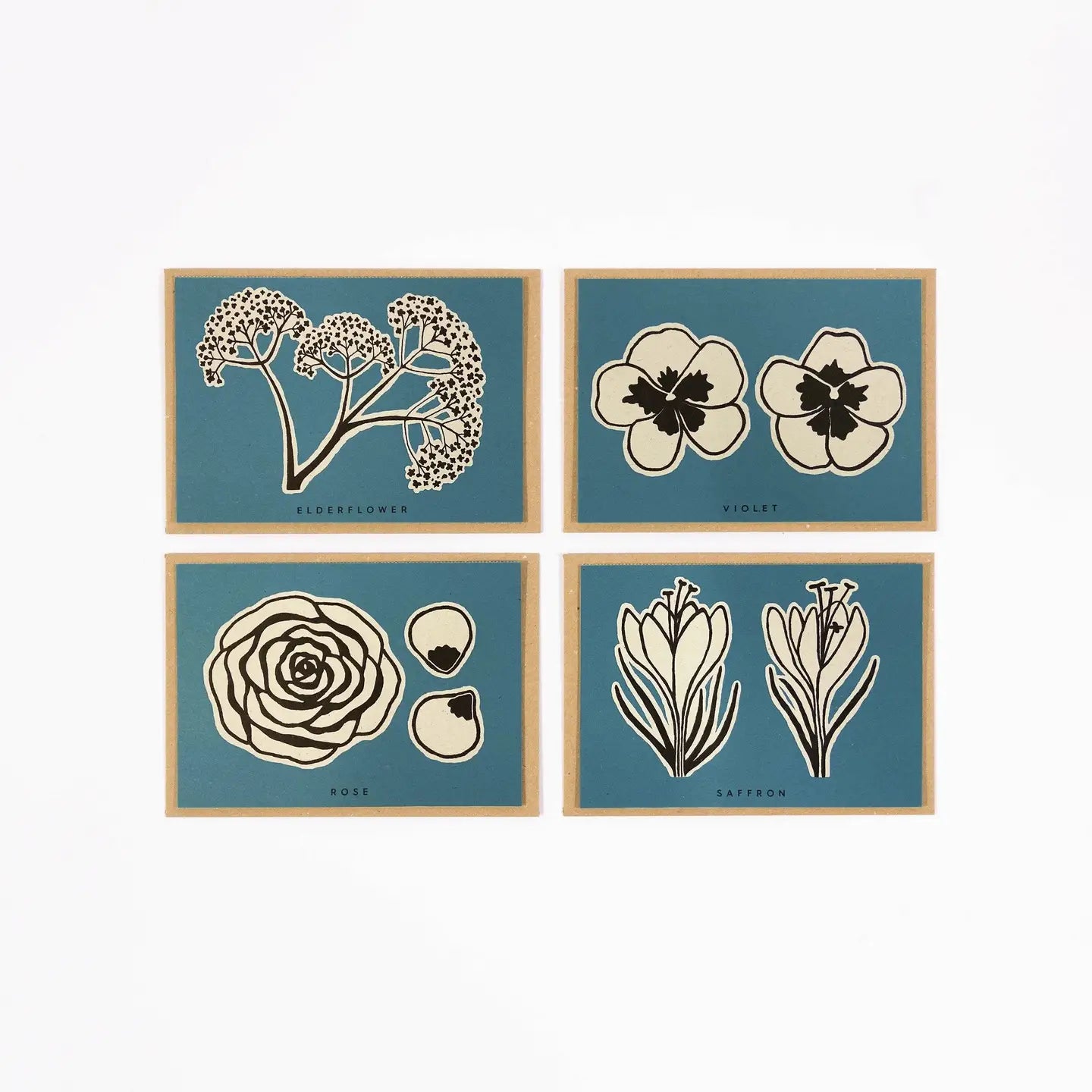 Studio Wald Recipe Notecards - Veg - Flowers