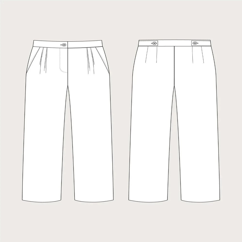 The Assembly Line - High Waisted Trousers