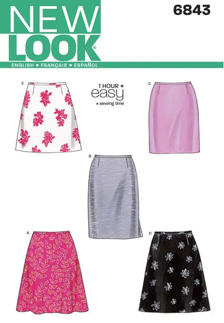 Women's Skirt with Back Zip NL6843