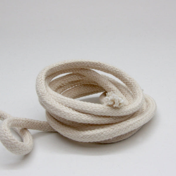 Plaited Cotton Cord 10mm - Ecru