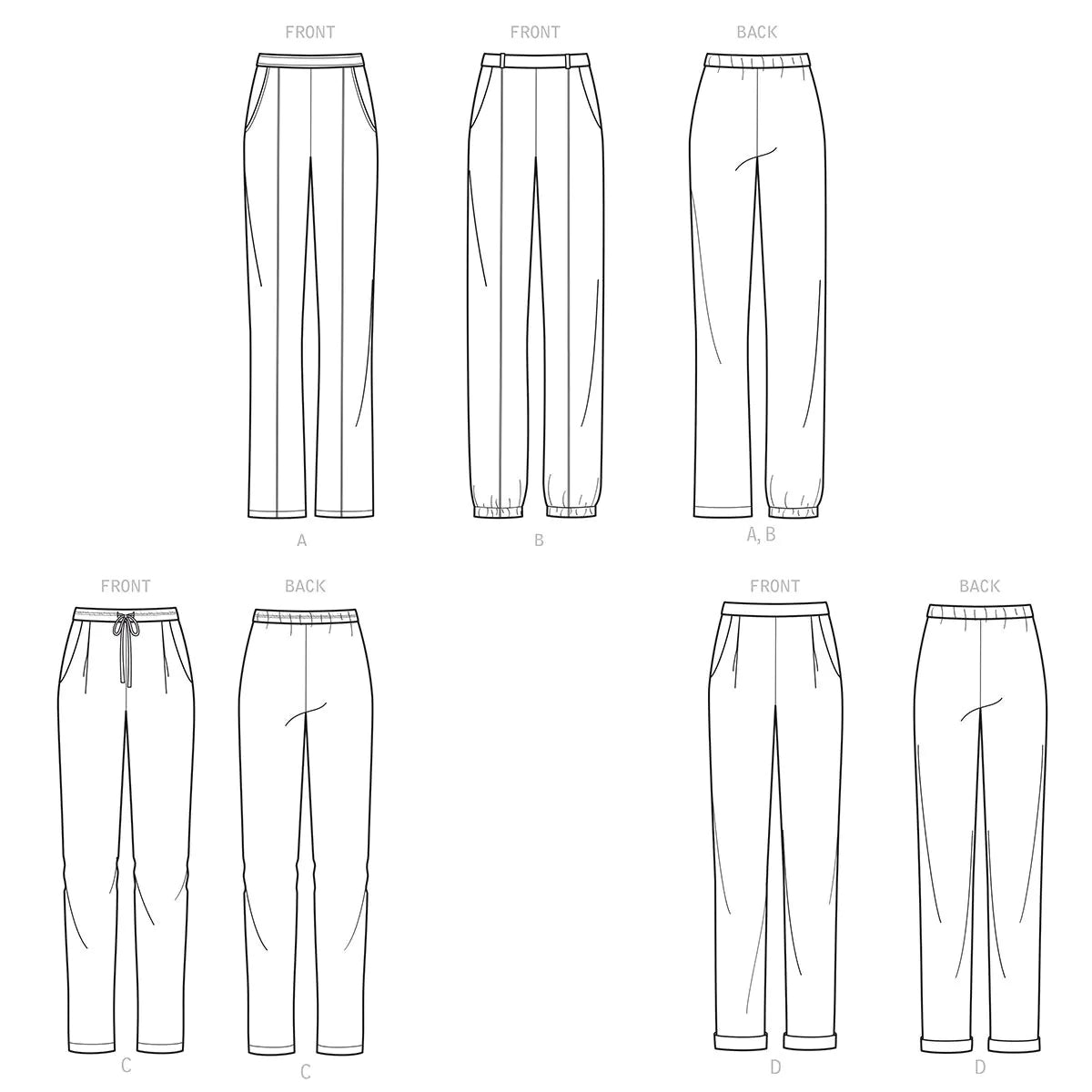 Women's Pull-on Trousers S9376