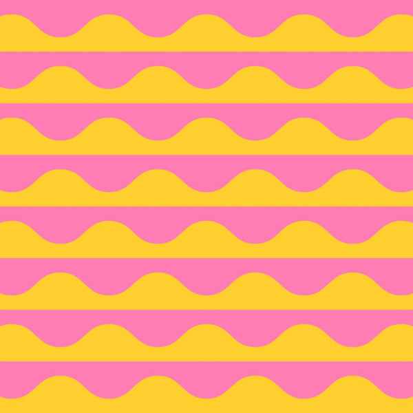 Drapey Cotton Print - Emily Van Hoff Groove - Tangerine Dream