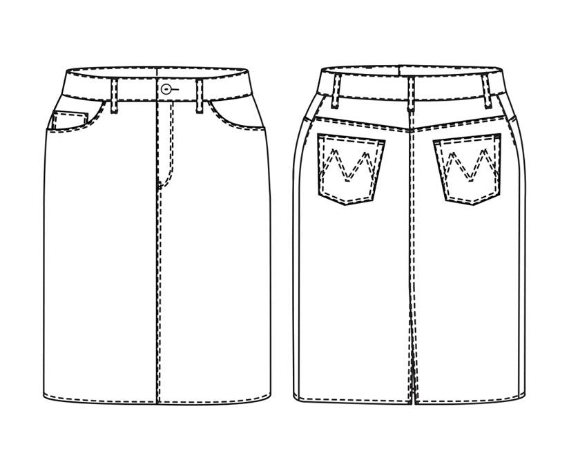 Merchant & Mills - The Clementine Skirt - PDF Pattern