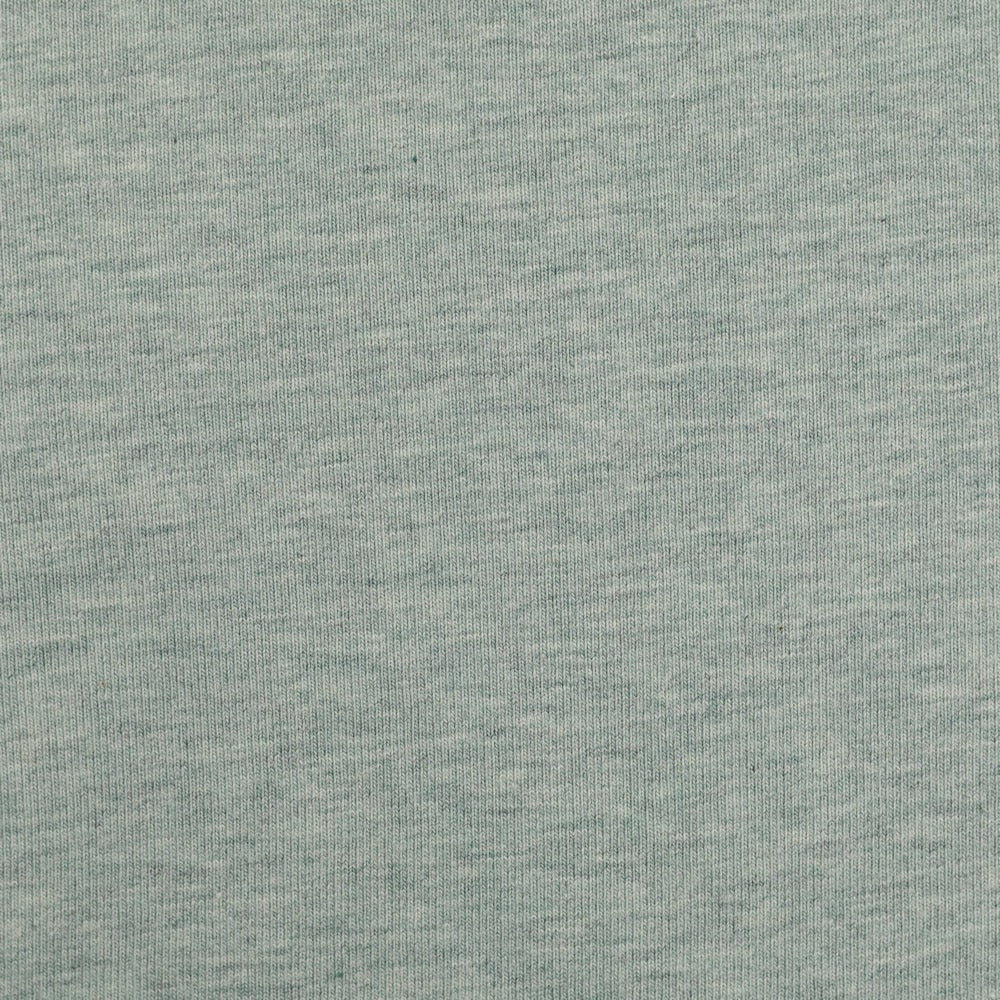 Melange Cotton Jersey - Mint Green