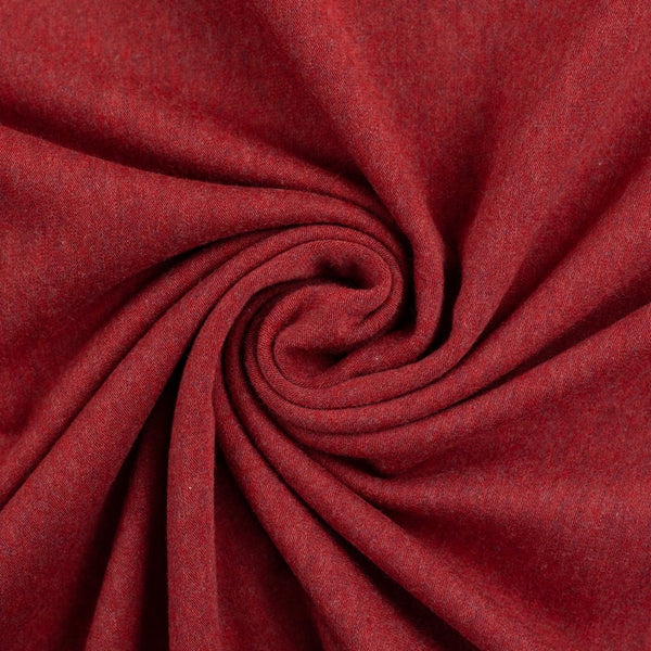Melange Cotton Jersey - Sangria