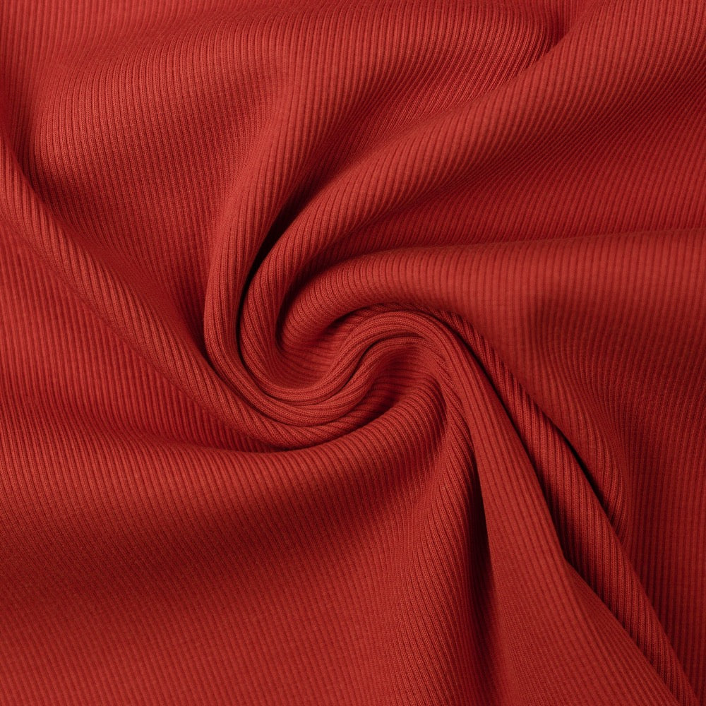 Cotton Ribbing - 636 Red