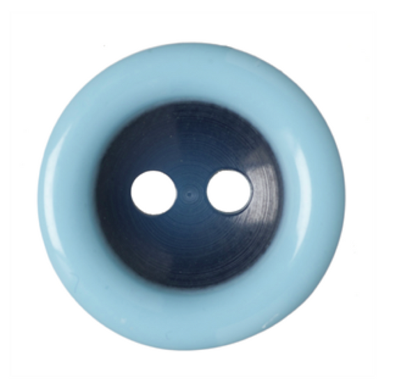 Two Tone Buttons - Sky/Navy