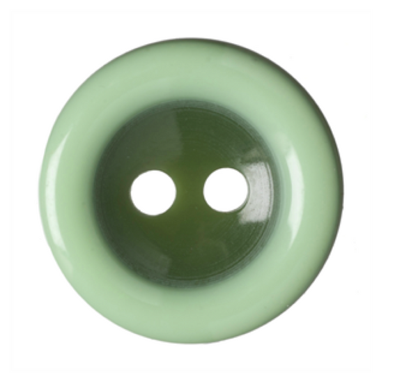 Two Tone Buttons - Mint/Bottle