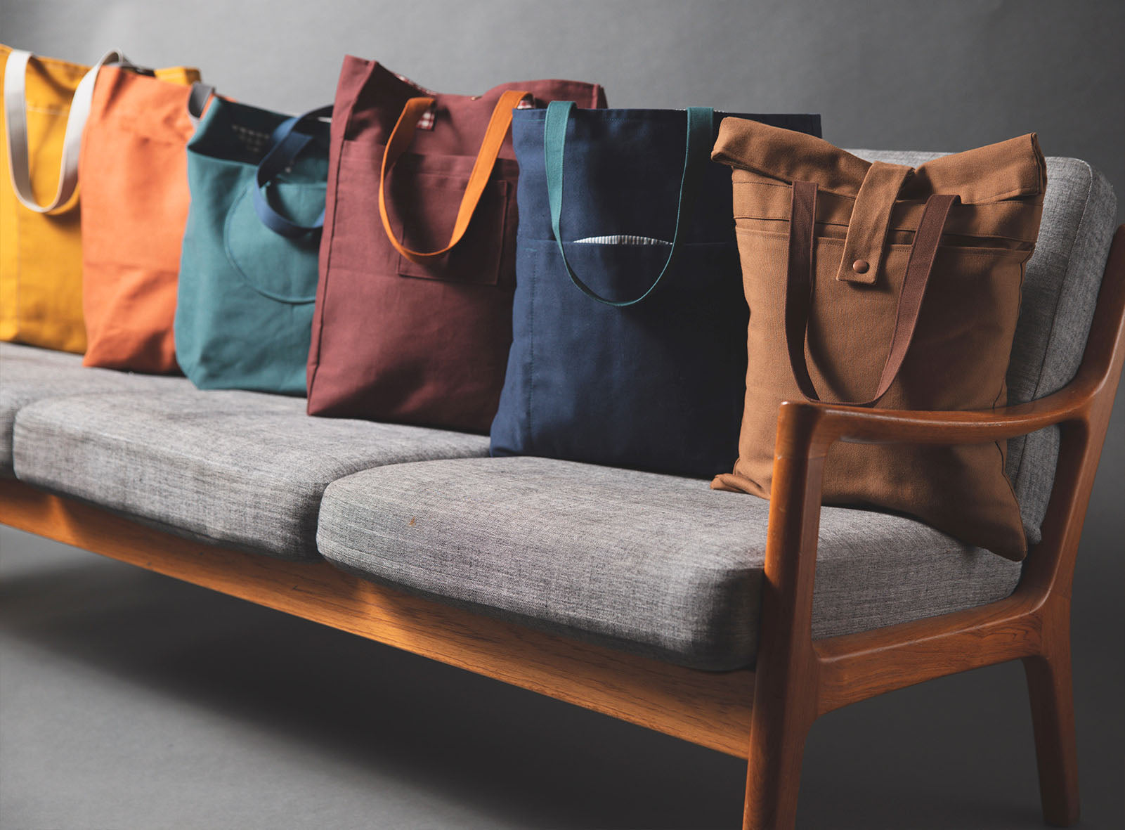 Organic Cotton Canvas - Burgundy