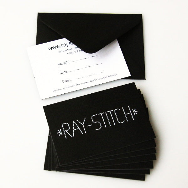 Ray Stitch Gift Voucher - Select Amount