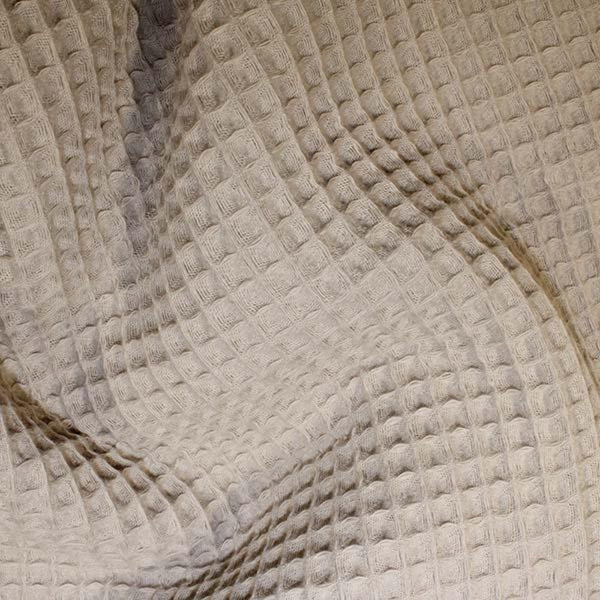 Cotton Waffle - Flax