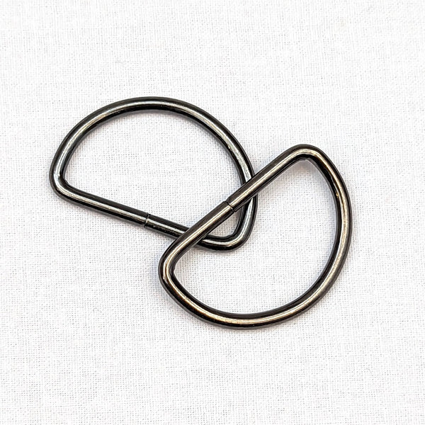 D-Rings - 32mm Gunmetal Grey