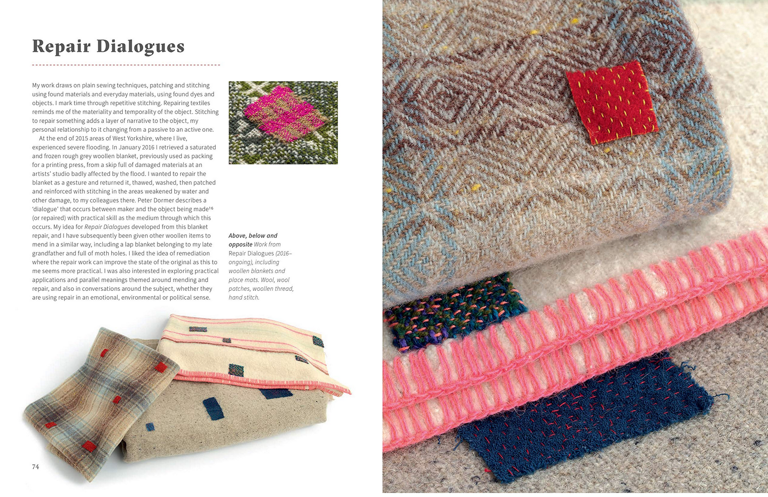 Resilient Stitch: Wellbeing and Connection in Textile Art by Claire Wellesley-Smith