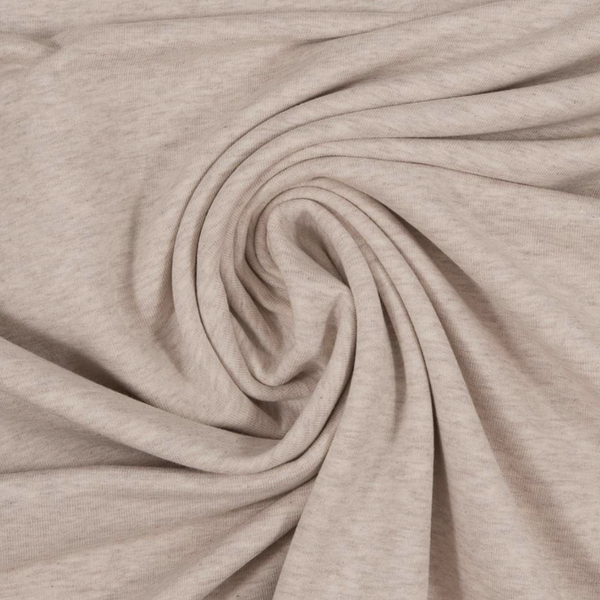 Melange Cotton Jersey - Beige