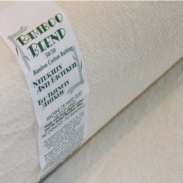 Bamboo Cotton Quilt Wadding - 1.1m x 1.1m