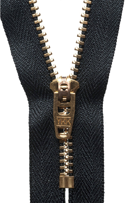 Brass Jeans Zip - Black 580