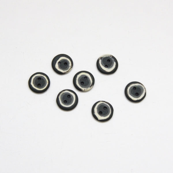 Polyester Shirt Buttons 15mm - Wormhole