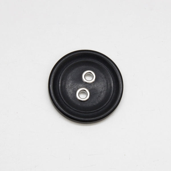 Metal-Hole Jacket Button 38mm - Black