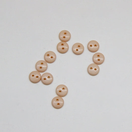 Tiny Shiny Buttons 8mm - Beige