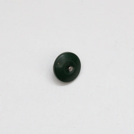 Vintage Deco Shaft Buttons 14mm - Bottle Green