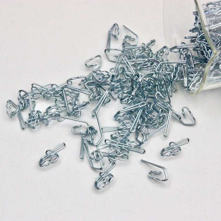 Rufflette Curtain Hooks - Silver