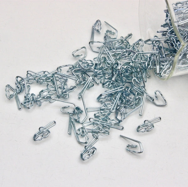 Rufflette Curtain Hooks - Silver