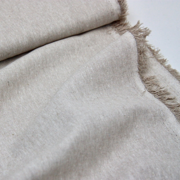 Essex Linen Mix Chambray - Flax