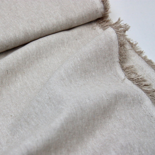 Essex Linen Mix Chambray - Flax
