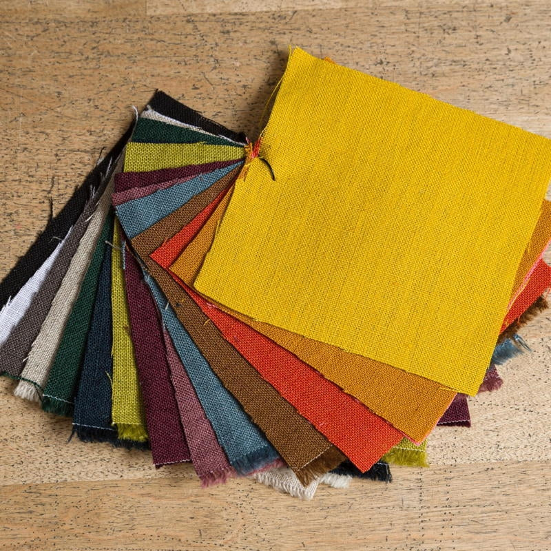 European Washed Linen - Turmeric