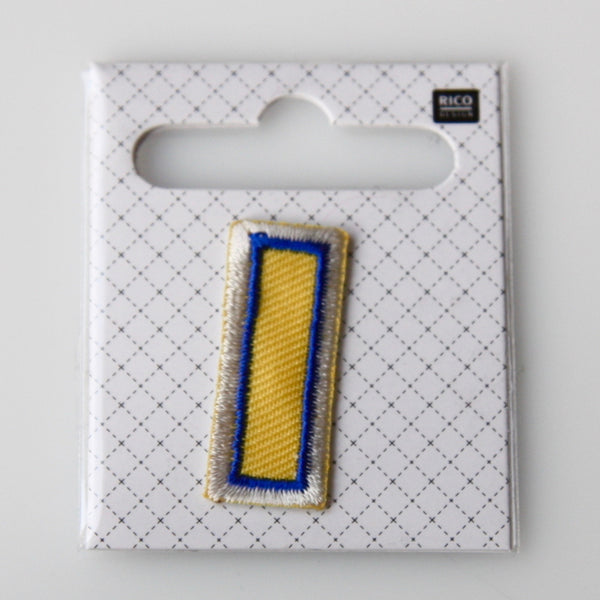 Iron-On Alphabet Patch - I
